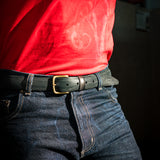 GROUPAMA FDJ pro belt worn by male model