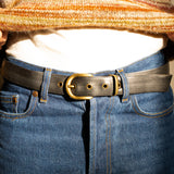 Ceinture Belt Vélo Chambre à Air - Boucle laiton