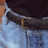 Belt Vélo Black Fine - LA VIE EST BELT