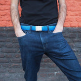 Blue firefighter belt - LA VIE EST BELT