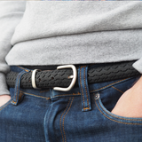 Silver Bicycle Upcycled Bike Belt - thin