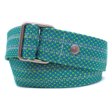 Belt from triple rope - aqua