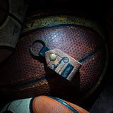 Ballon de basket revalorisé en porte clés