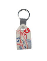 Porte-clés rugby bleu-blanc-rouge