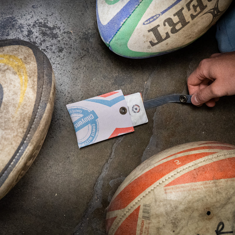 Rugby card holder