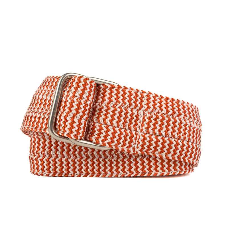 Ceinture Belt corde triple - tricolore rouge