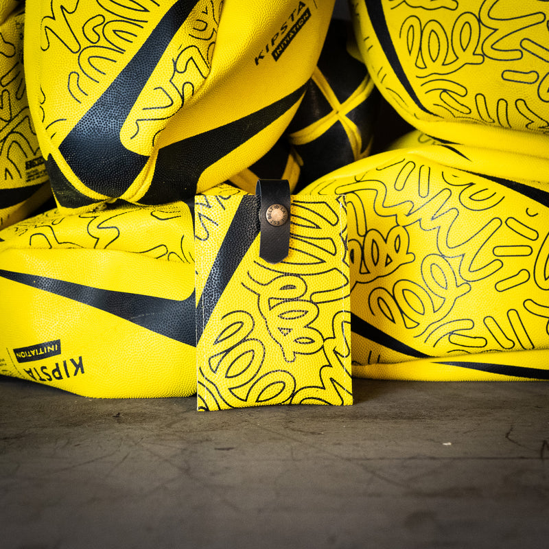 Porte-cartes Rugby Jaune