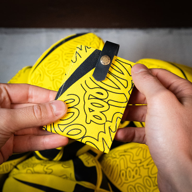 Porte-cartes Rugby Jaune