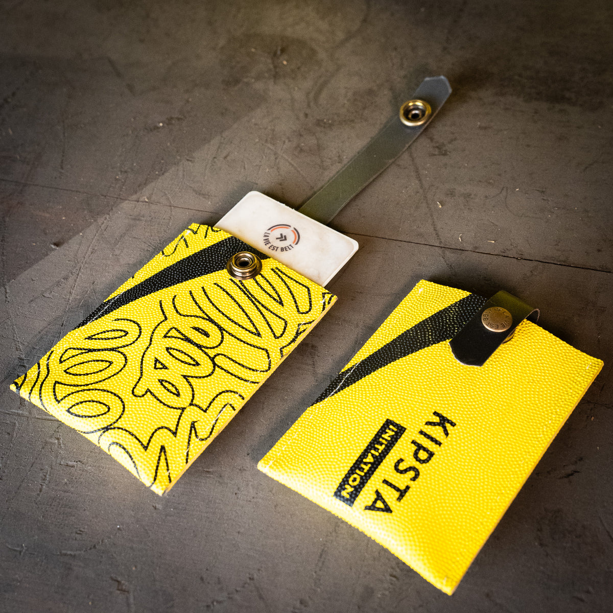 DUO PACK - Porte-cartes Rugby Jaune