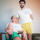 DUO DE CALEÇONS UNIS - MOTIFS Géométrique