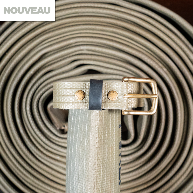 Ceinture Belt Pompier Kaki - Boucle Laiton