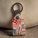 Keychains upcycled rugby