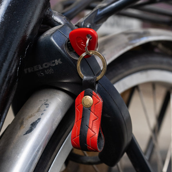 Porte-clés vélo upcyclé