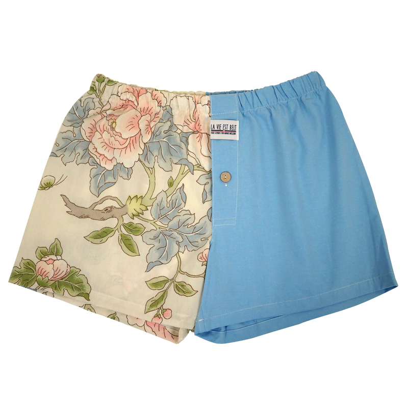 Boxer shorts mismatched 2.0 - floral pattern