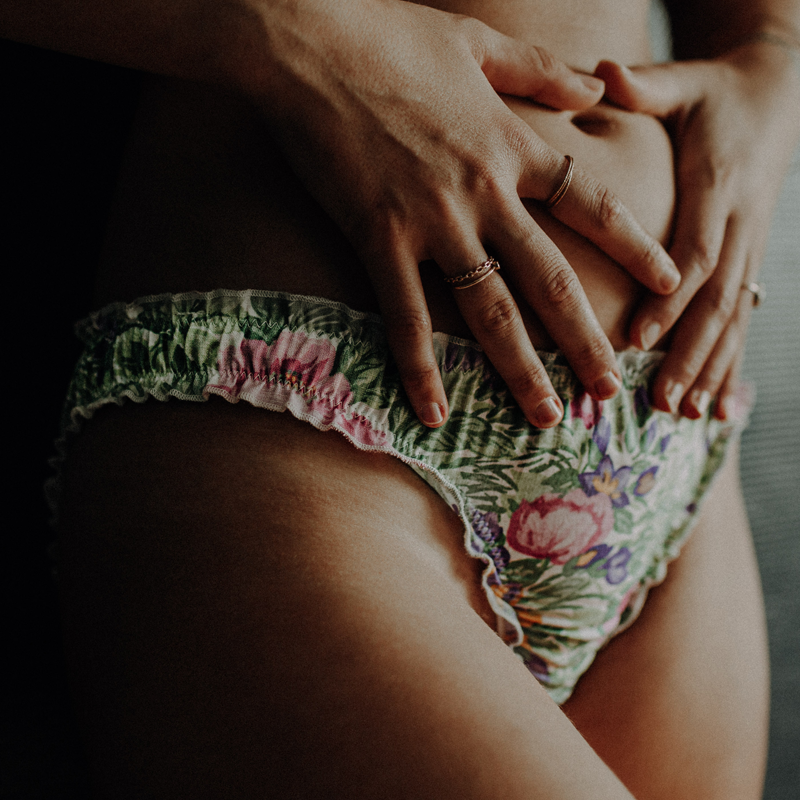 Culotte bloomer motifs fleuris