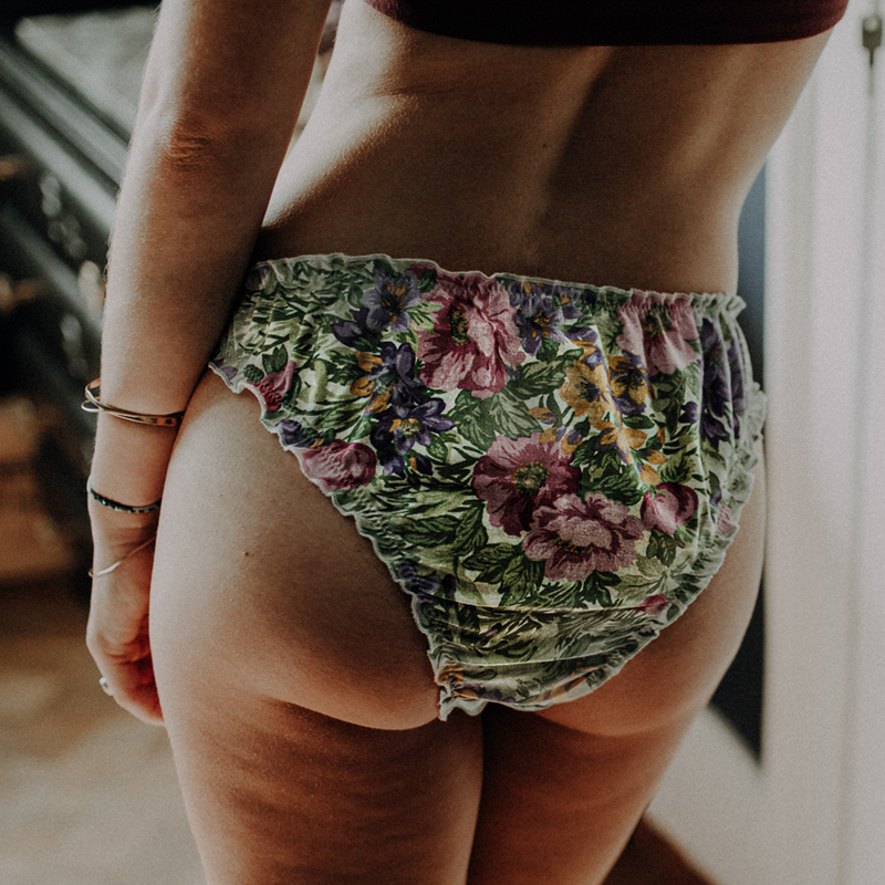 Culotte bloomer motifs fleuris