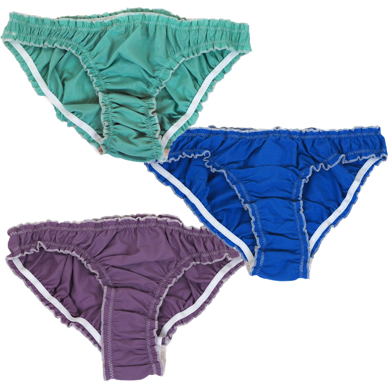 Lot de 3 culottes bloomer unies